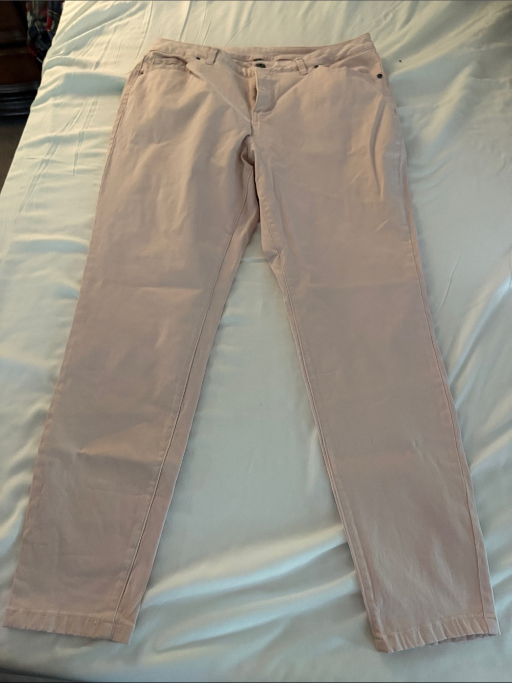 Style & Co. Pale Pink Straight Leg Jeans